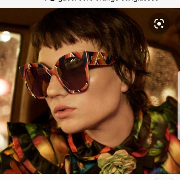 SOLD Gucci oversized cat eye acetatesunglasses - Picture 7 of 7